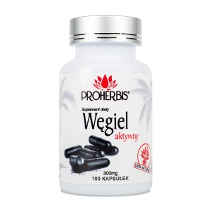 Węgiel aktywny 100 kapsułek