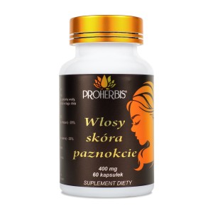 Włosy, skóra, paznokcie 60 kapsułek 