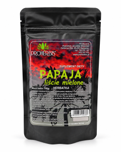 Liście papai mielone 100g