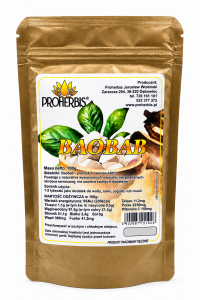 Owoc baobabu mielony 100g