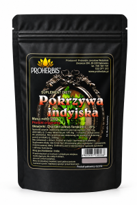 Pokrzywa indyjska 10g ekstrakt 50:1